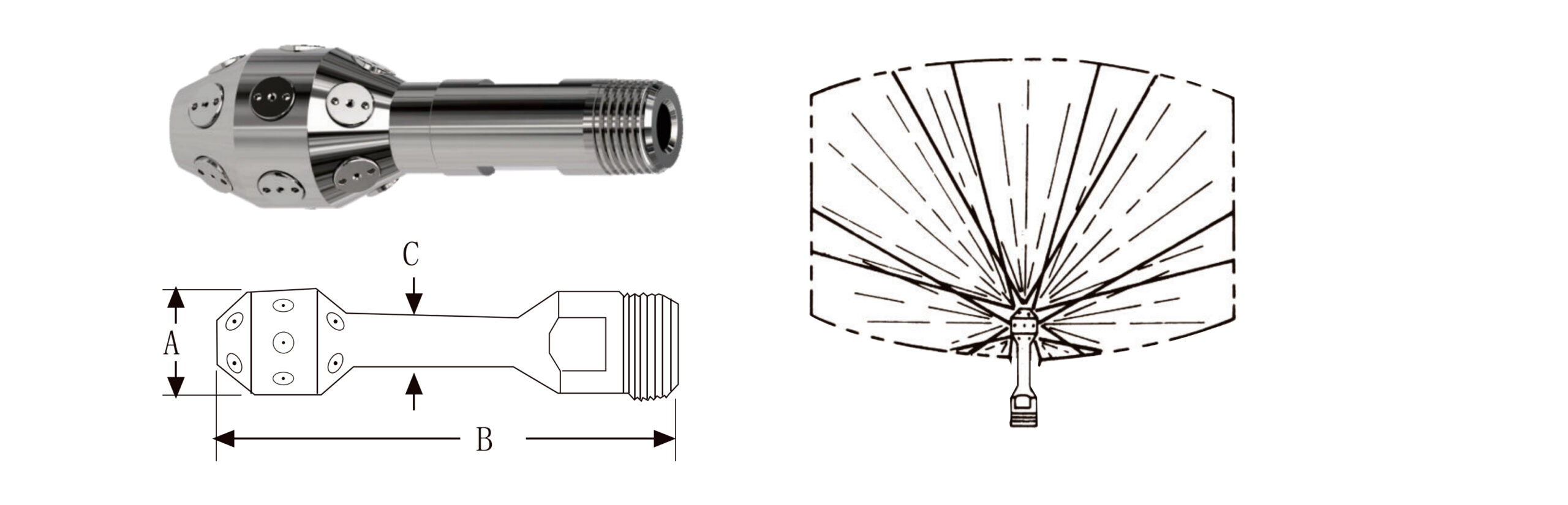K4-9800 Fixed Tank Cleaning Nozzle