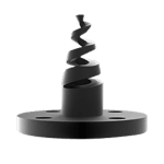 Spiral Nozzle with Flange
