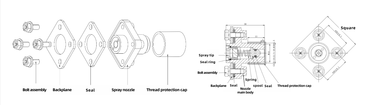 Energy Storage Fire Protection Nozzle