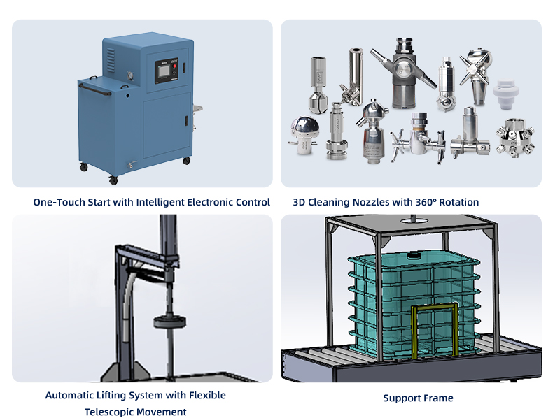 IBC Tote Cleaning Machine