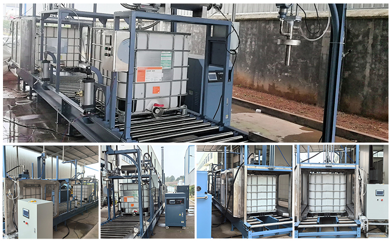 IBC Tote Cleaning Machine