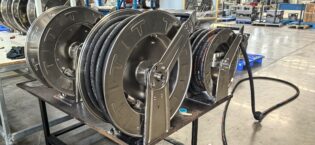 Stainless Steel Spring Driven Hose Reel CY-DS84