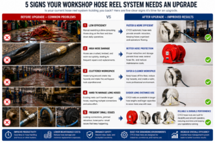 5 Signs Your Workshop’s Hose Reel System Needs an Upgrade