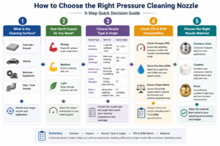 How to Choose Right Pressure Cleaning Nozzle