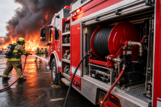Hydraulic Hose Reels in Fire Trucks and Emergency Vehicles