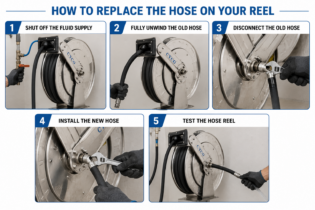 Instructions for replacing the hose on my reel