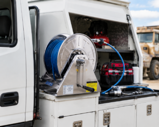Air Hose Reel for Service Truck