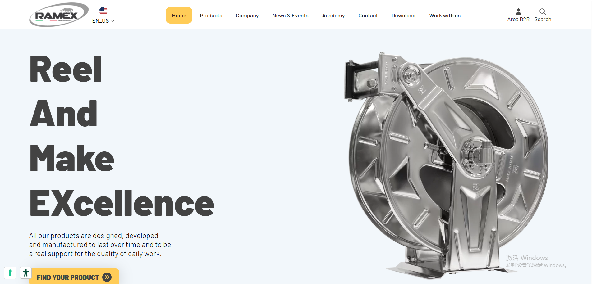 Industrial Hose Reel Manufacturer Ramex