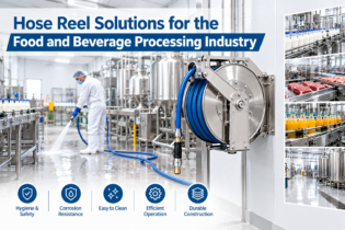 Hose Reel Solutions for the Food and Beverage Processing Industry