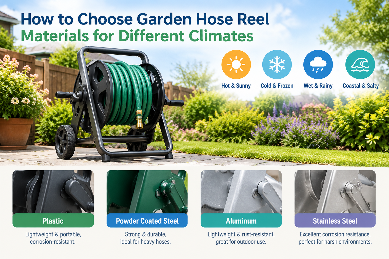 Garden Hose Reel Materials Guide