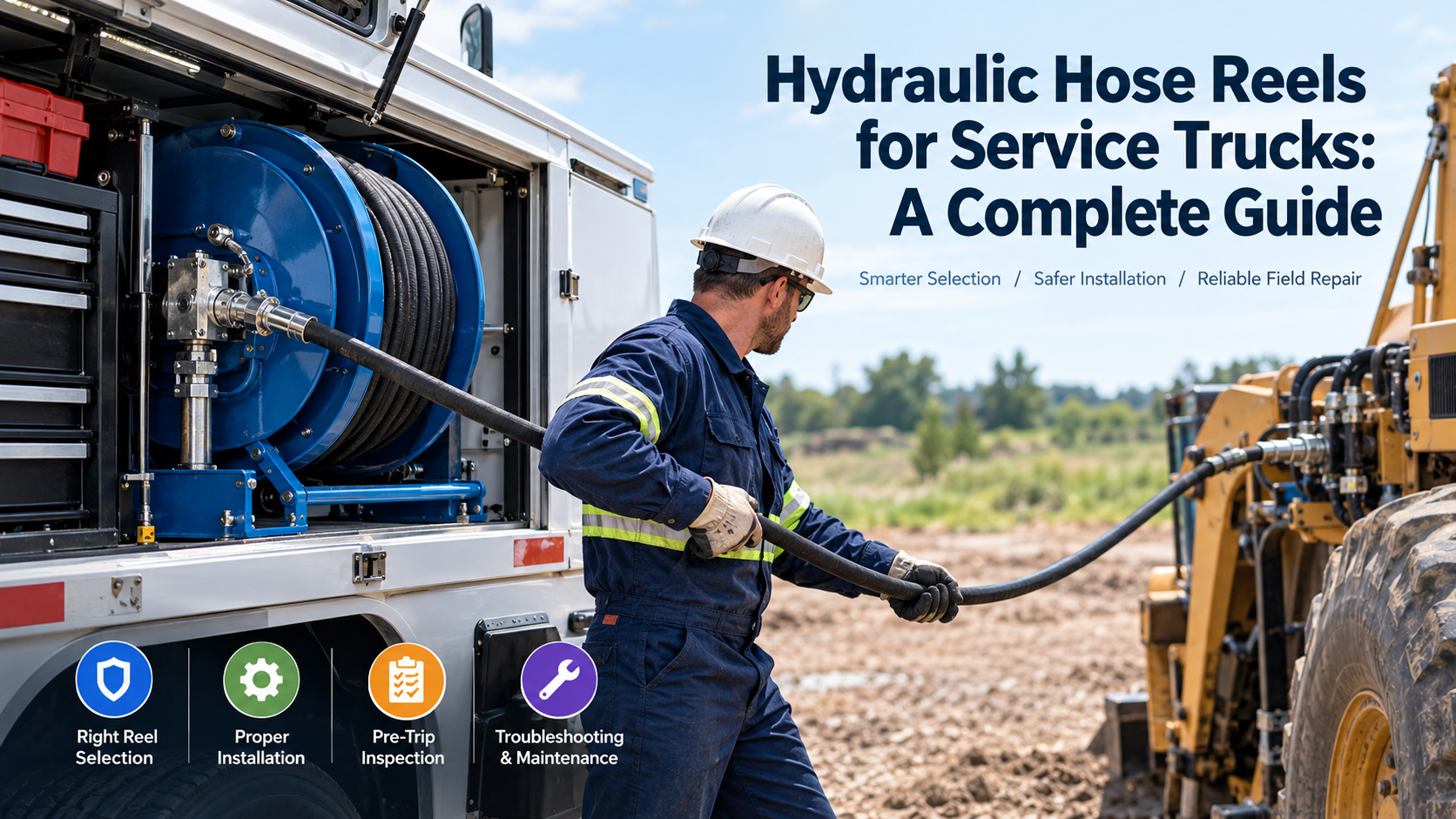 Hydraulic Hose Reels for Service Trucks: A Complete Guide